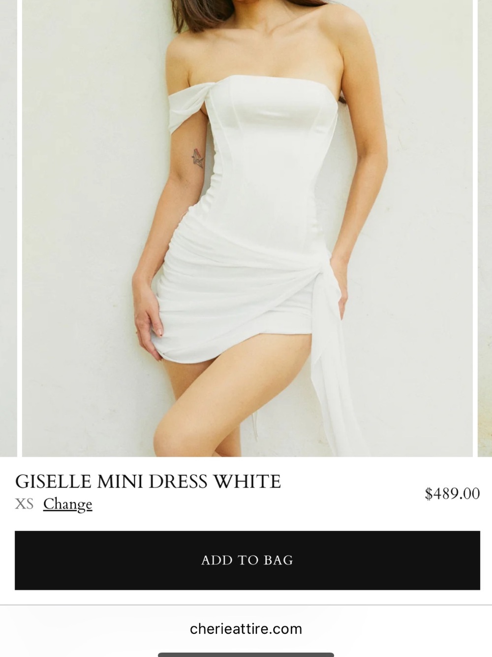 Cherie Attire Giselle Mini Dress - XS